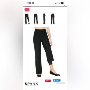 SPANX Women's Black Pants Bod-A-Bing medium